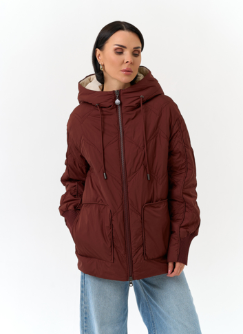 Женская куртка с капюшоном