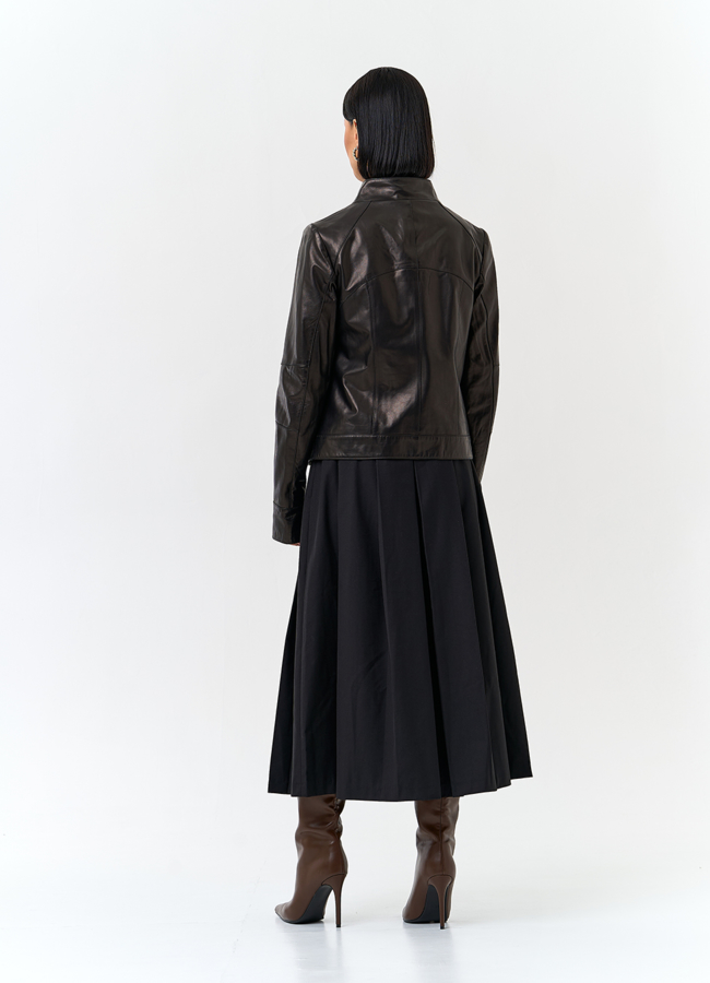 Женская куртка из натуральной кожи модель № 32750 в рассрочку