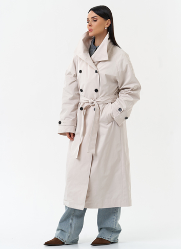 Длинный женский плащ 