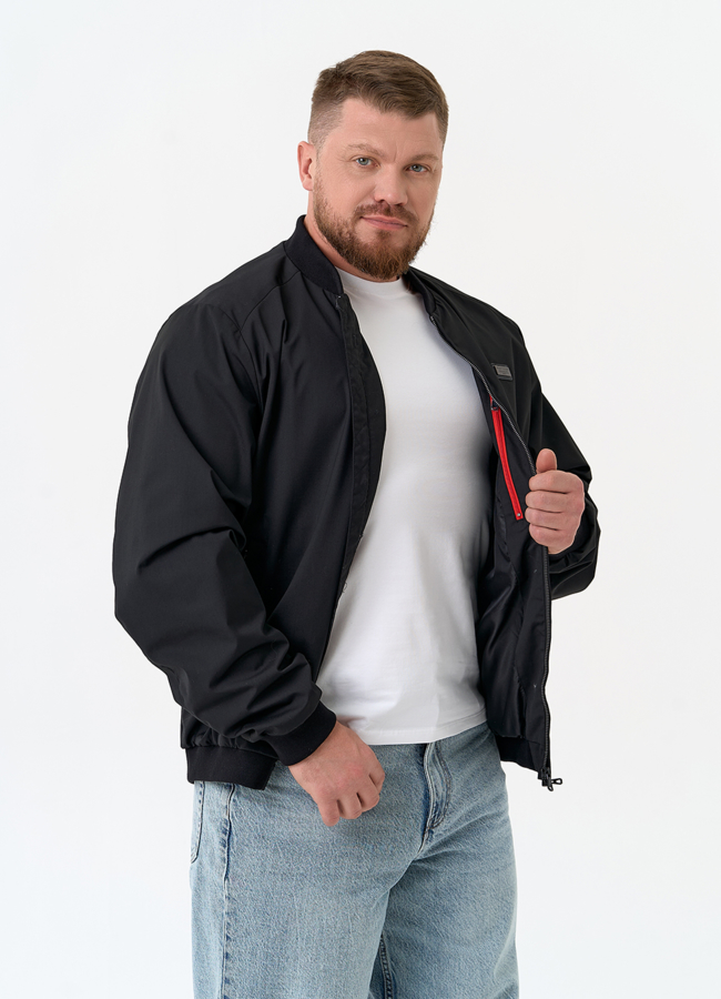 Мужская куртка бомбер  модель № 32706 универмаг малина