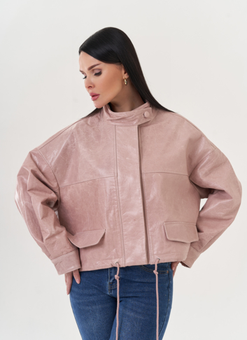 Куртка из натуральной кожи оверсайз