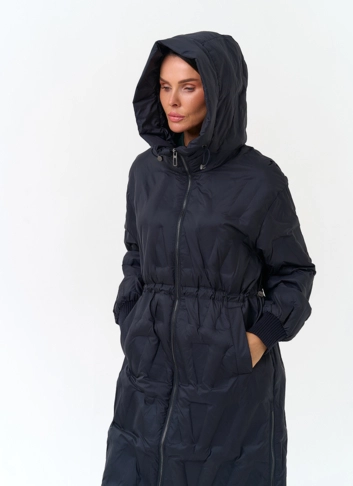 Женское утепленное полупальто фото