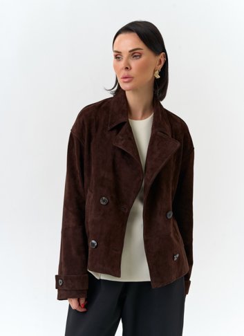Женская куртка из натуральной замши