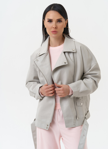 Женская куртка косуха из эко кожи