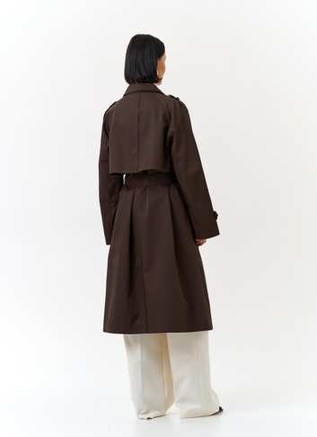 Женский плащ с поясом