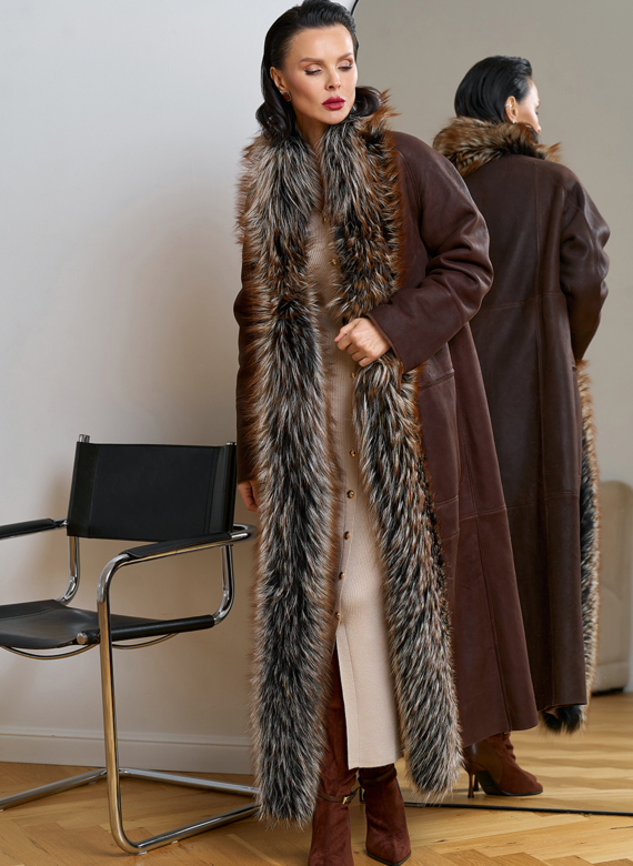 Женская дубленка из овчины Cortos