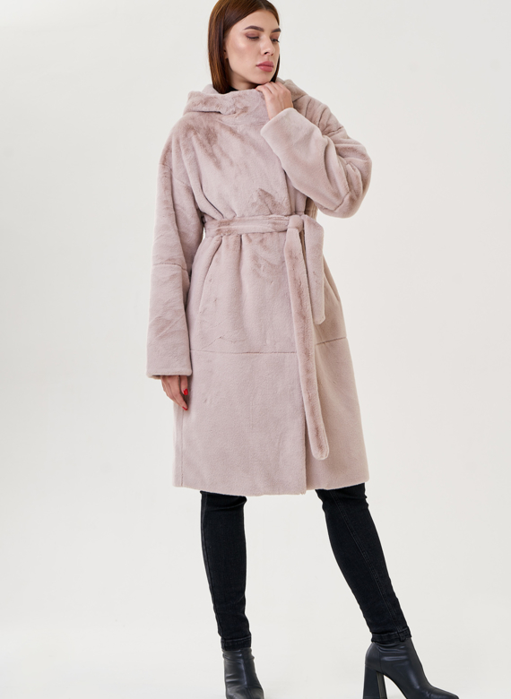 Пальто из искусственного меха