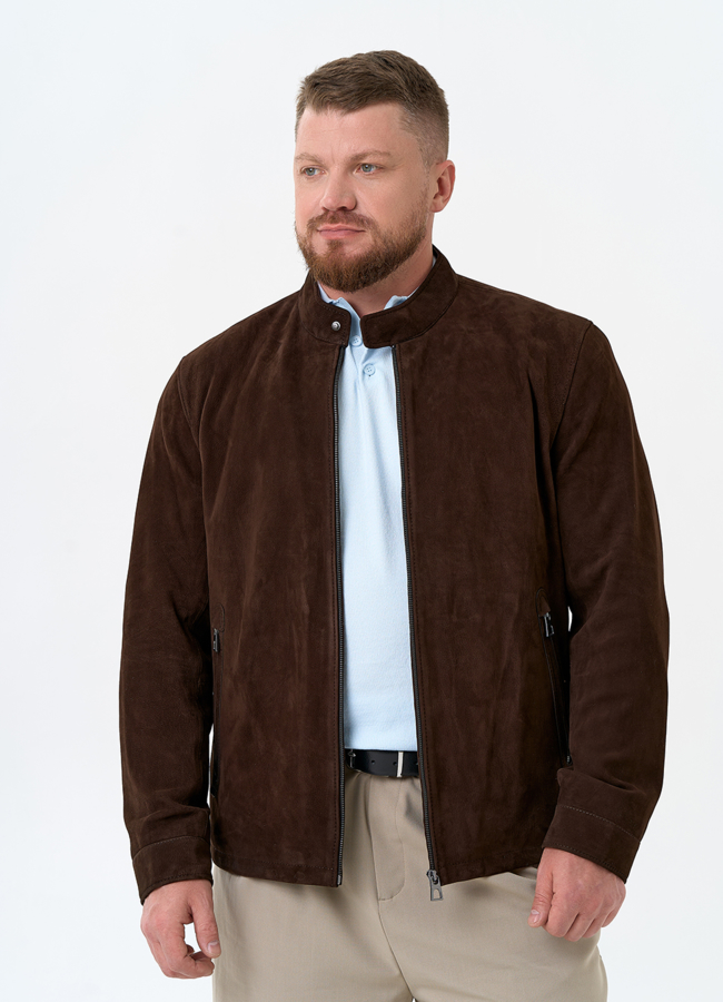 Мужская куртка из натуральной замши модель № 32897 в кредит