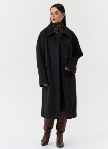 Женское пальто с поясом