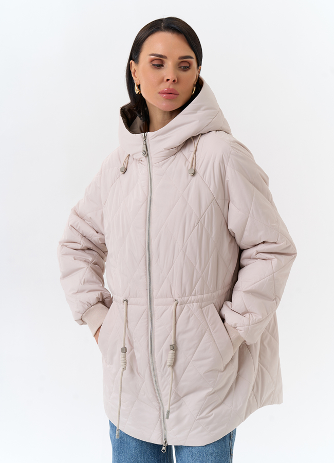 Женская куртка с капюшоном модель № 32506 универмаг малина