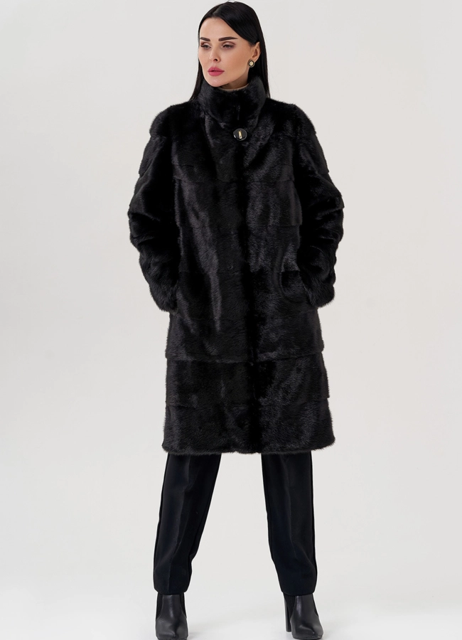 Норковая шуба модель № 24729 универмаг малина