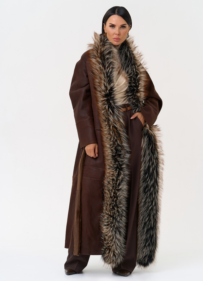 Женская дубленка из овчины Cortos модель № 31399 универмаг малина