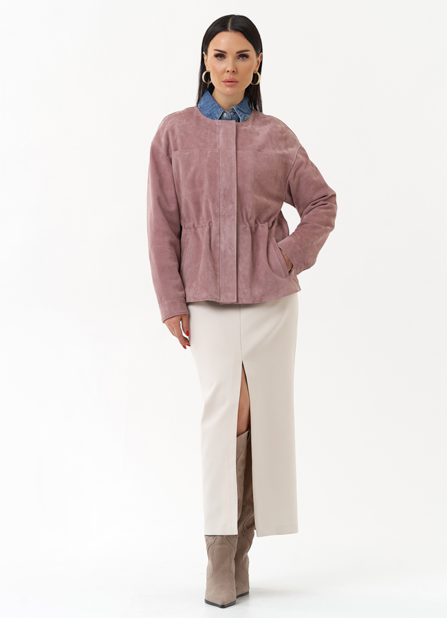 фото Куртка из натуральной замши  модель № 30094