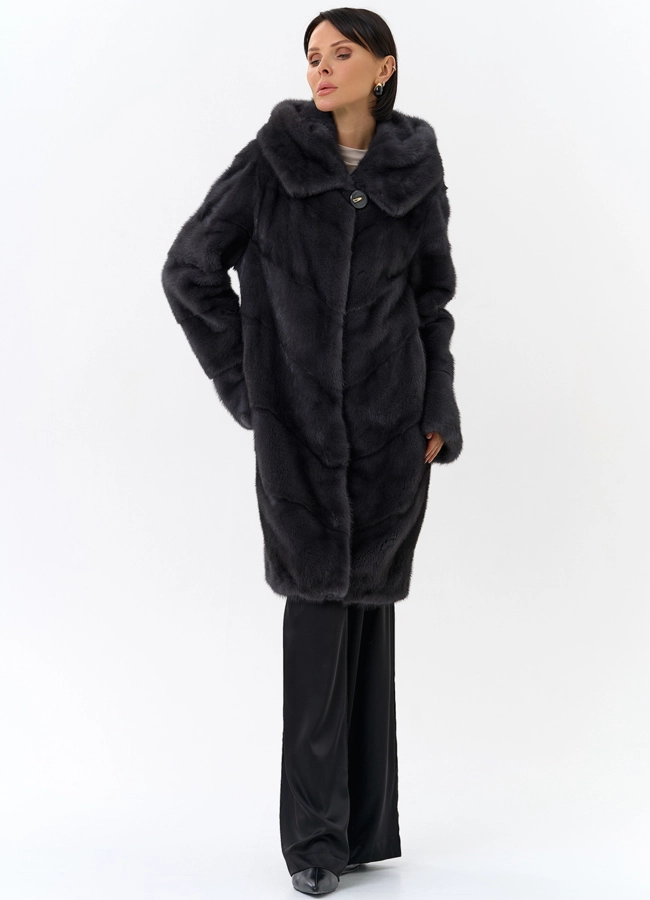 Норковая шуба - баллон модель № 24735 в кредит