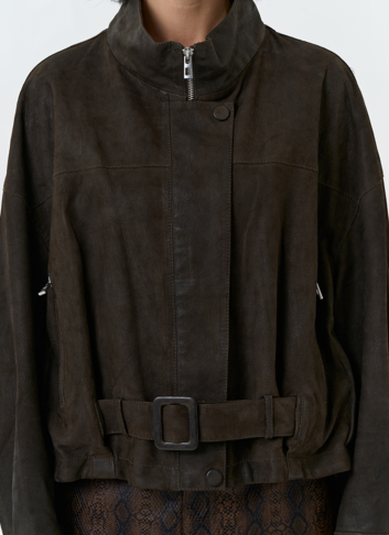 Женская двухсторонняя куртка из натуральной кожи